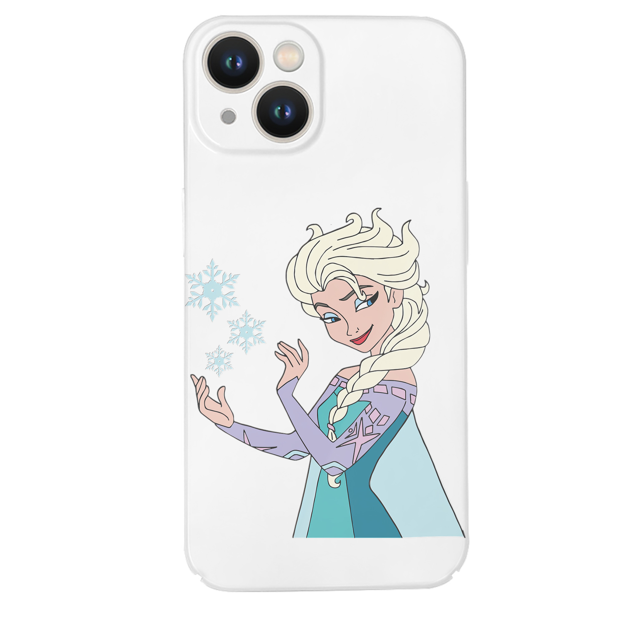 （画像用） アナと雪の女王 アンナ エルサ Frozen Anna Elsa 【iPhone 14シリーズ対応】ハードケース